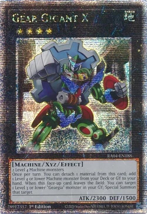 Gear Gigant X [RA04-EN188] Quarter Century Secret Rare | Pegasus Games WI