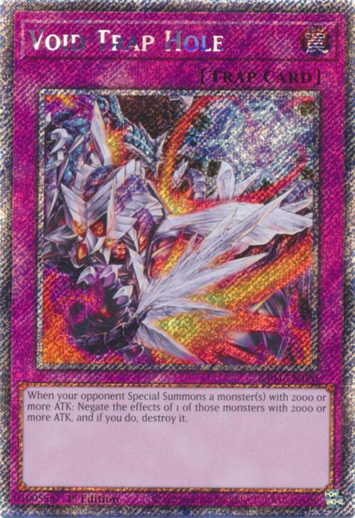 Void Trap Hole [RA04-EN190] Platinum Secret Rare | Pegasus Games WI