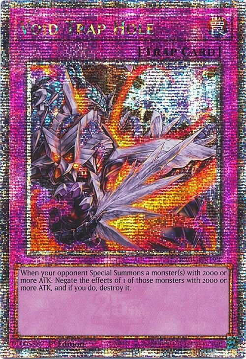 Void Trap Hole [RA04-EN190] Quarter Century Secret Rare | Pegasus Games WI