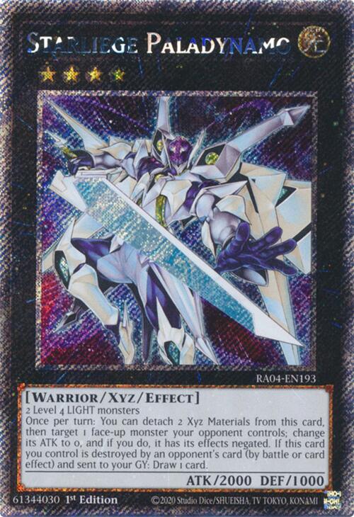 Starliege Paladynamo [RA04-EN193] Platinum Secret Rare | Pegasus Games WI