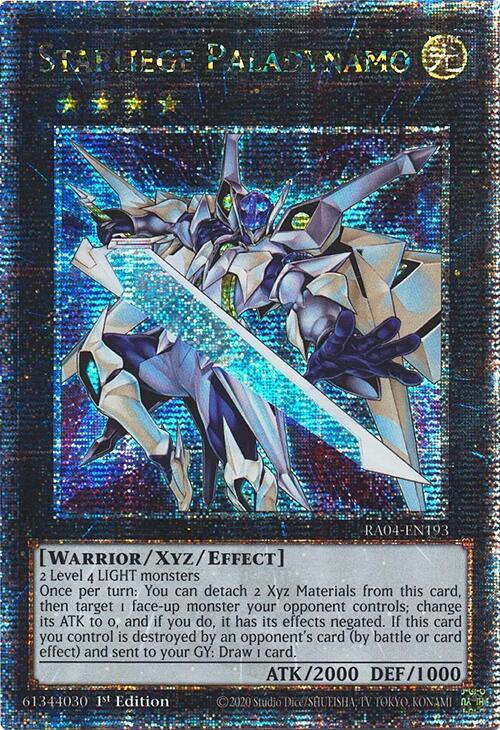 Starliege Paladynamo [RA04-EN193] Quarter Century Secret Rare | Pegasus Games WI