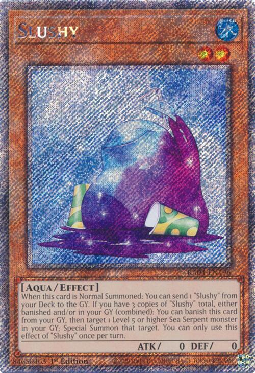 Slushy [RA04-EN196] Platinum Secret Rare | Pegasus Games WI