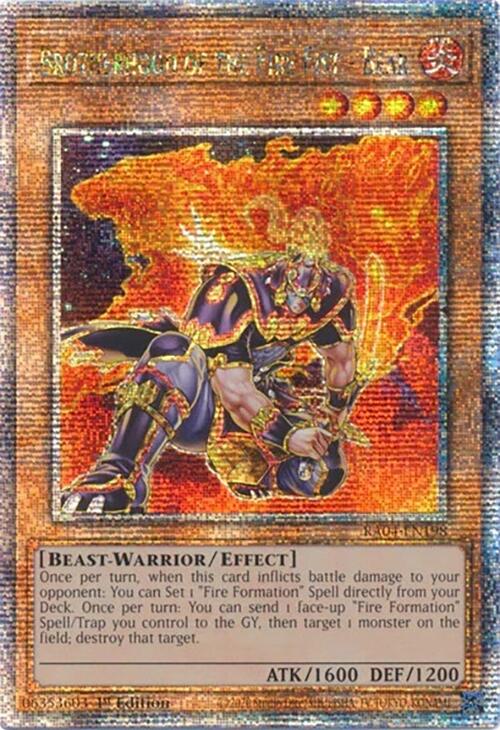 Brotherhood of the Fire Fist - Bear [RA04-EN198] Quarter Century Secret Rare | Pegasus Games WI