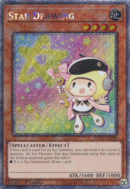 Star Drawing [RA04-EN199] Platinum Secret Rare | Pegasus Games WI