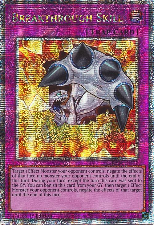 Breakthrough Skill [RA04-EN202] Quarter Century Secret Rare | Pegasus Games WI