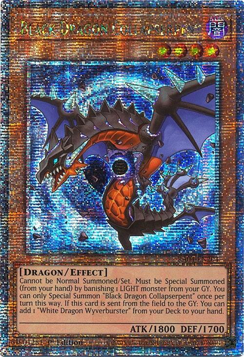 Black Dragon Collapserpent [RA04-EN204] Quarter Century Secret Rare | Pegasus Games WI