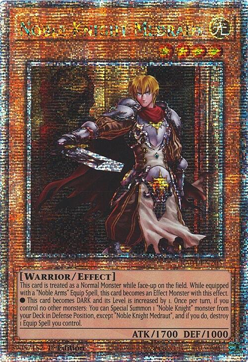 Noble Knight Medraut [RA04-EN205] Quarter Century Secret Rare | Pegasus Games WI