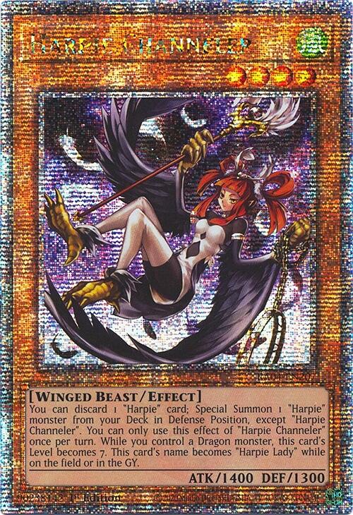 Harpie Channeler [RA04-EN207] Quarter Century Secret Rare | Pegasus Games WI