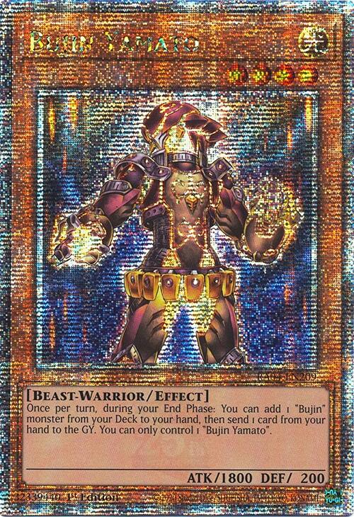 Bujin Yamato [RA04-EN209] Quarter Century Secret Rare | Pegasus Games WI