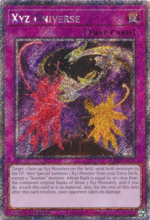 Xyz Universe [RA04-EN218] Platinum Secret Rare | Pegasus Games WI