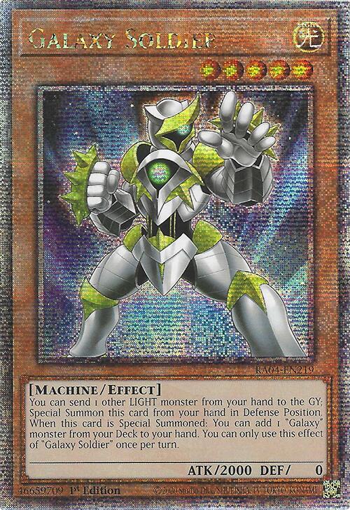 Galaxy Soldier [RA04-EN219] Quarter Century Secret Rare | Pegasus Games WI