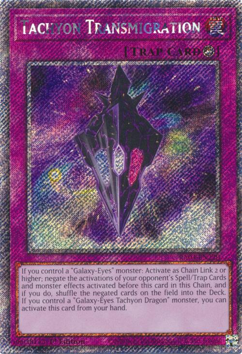 Tachyon Transmigration [RA04-EN220] Platinum Secret Rare | Pegasus Games WI