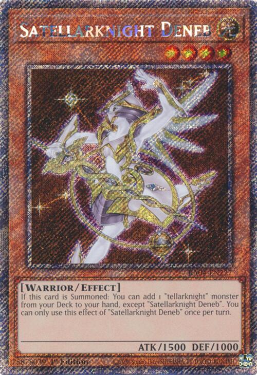 Satellarknight Deneb [RA04-EN227] Platinum Secret Rare | Pegasus Games WI