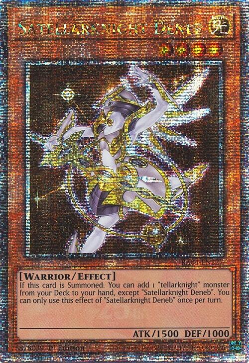 Satellarknight Deneb [RA04-EN227] Quarter Century Secret Rare | Pegasus Games WI