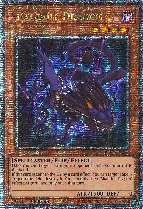 Shaddoll Dragon [RA04-EN228] Quarter Century Secret Rare | Pegasus Games WI