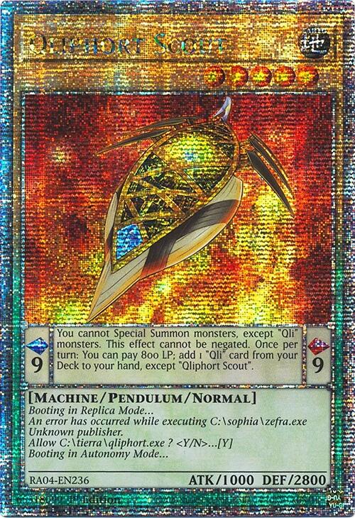 Qliphort Scout [RA04-EN236] Quarter Century Secret Rare | Pegasus Games WI