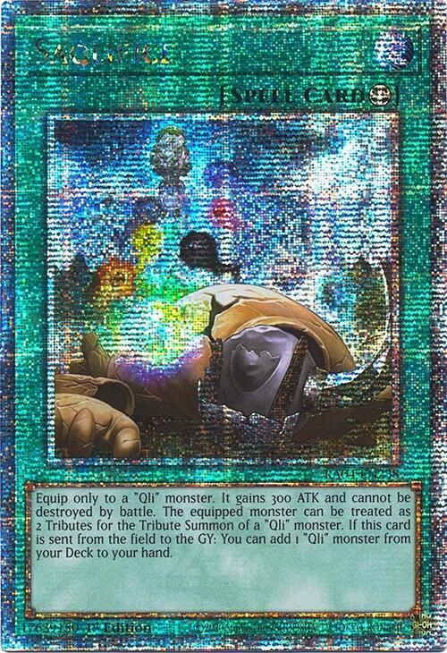 Saqlifice [RA04-EN238] Quarter Century Secret Rare | Pegasus Games WI
