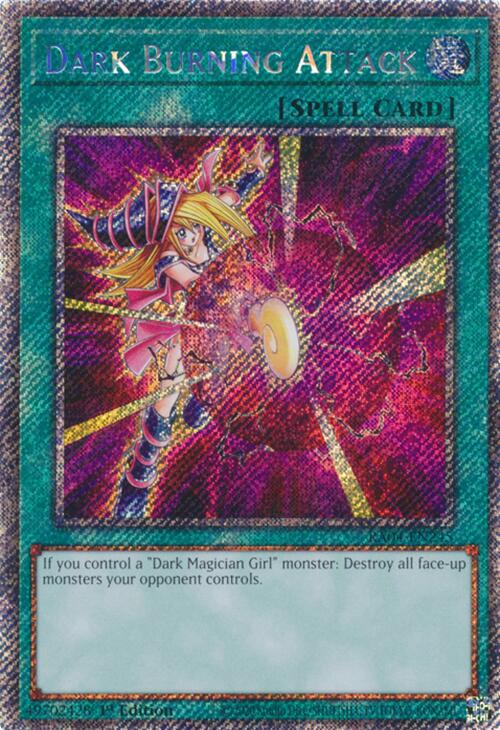 Dark Burning Attack [RA04-EN245] Platinum Secret Rare | Pegasus Games WI