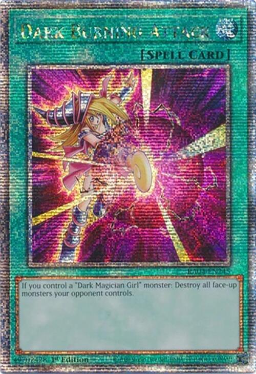 Dark Burning Attack [RA04-EN245] Quarter Century Secret Rare | Pegasus Games WI