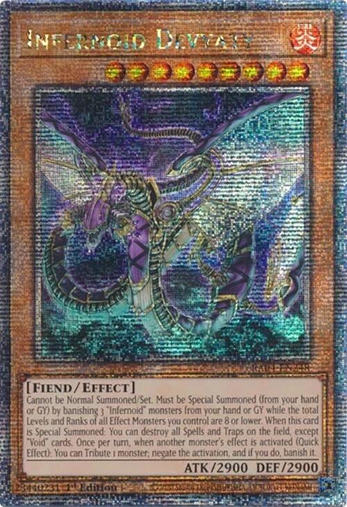 Infernoid Devyaty [RA04-EN248] Quarter Century Secret Rare | Pegasus Games WI