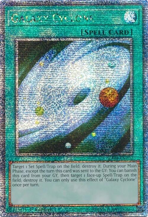 Galaxy Cyclone [RA04-EN250] Quarter Century Secret Rare | Pegasus Games WI