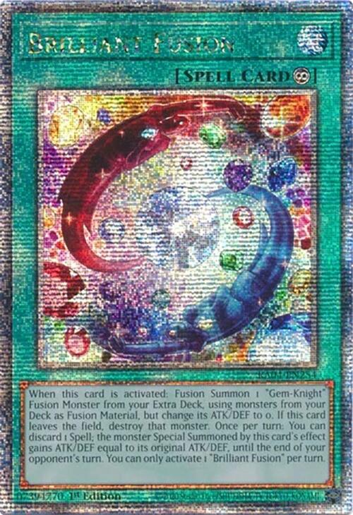 Brilliant Fusion [RA04-EN254] Quarter Century Secret Rare | Pegasus Games WI