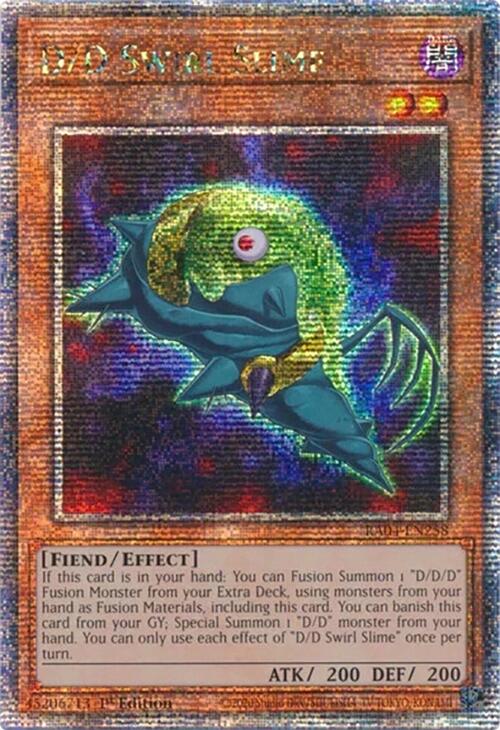 D/D Swirl Slime [RA04-EN258] Quarter Century Secret Rare | Pegasus Games WI