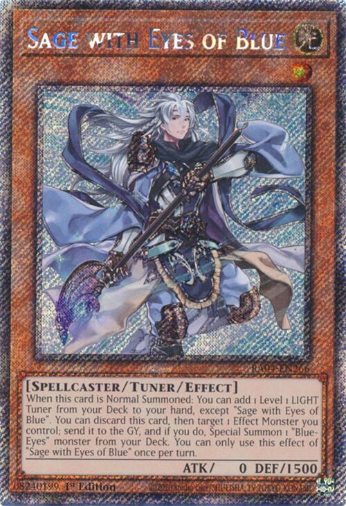 Sage with Eyes of Blue [RA04-EN266] Platinum Secret Rare | Pegasus Games WI