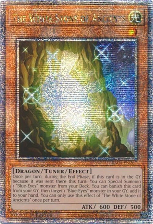 The White Stone of Ancients [RA04-EN267] Quarter Century Secret Rare | Pegasus Games WI