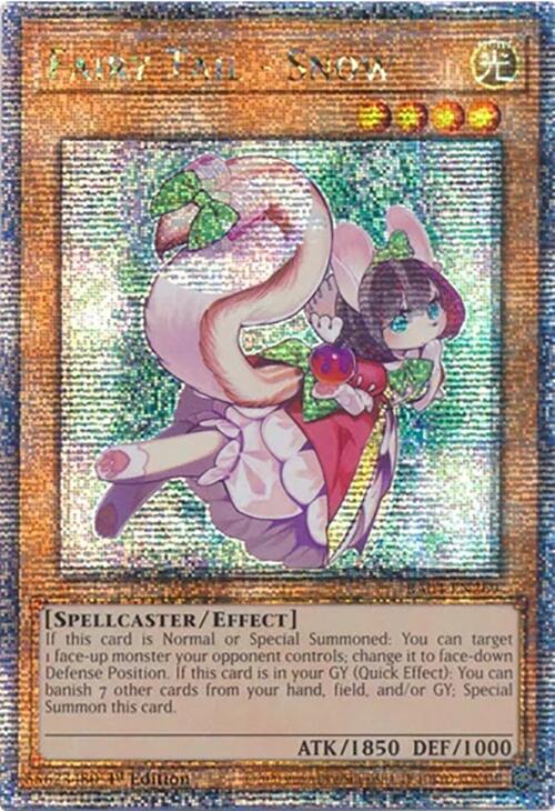 Fairy Tail - Snow [RA04-EN269] Quarter Century Secret Rare | Pegasus Games WI