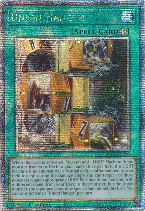 Union Hangar [RA04-EN270] Quarter Century Secret Rare | Pegasus Games WI