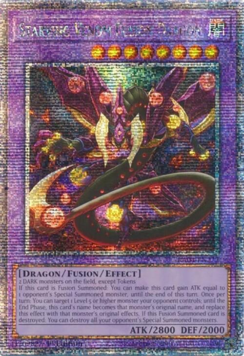 Starving Venom Fusion Dragon [RA04-EN272] Quarter Century Secret Rare | Pegasus Games WI