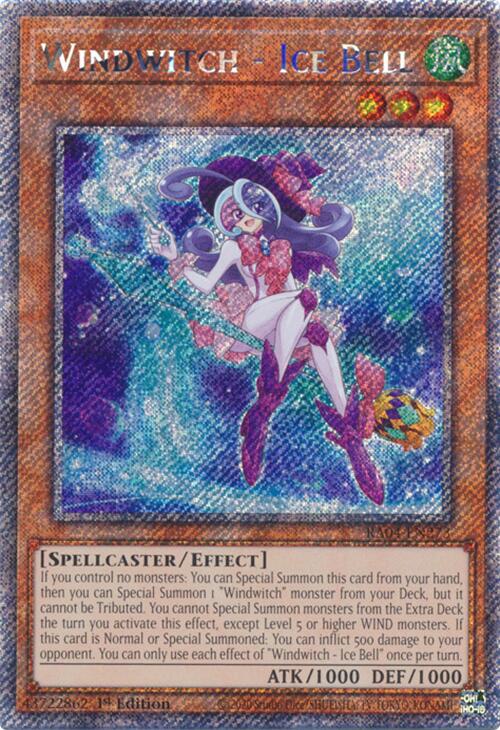 Windwitch - Ice Bell [RA04-EN273] Platinum Secret Rare | Pegasus Games WI