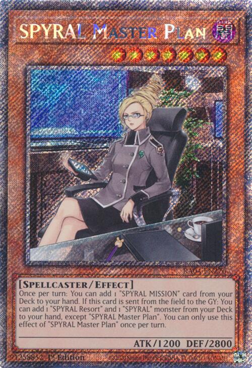 SPYRAL Master Plan [RA04-EN276] Platinum Secret Rare | Pegasus Games WI