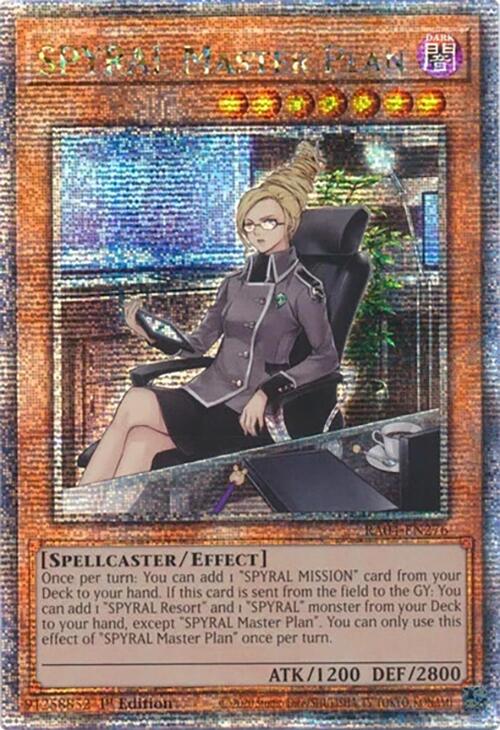 SPYRAL Master Plan [RA04-EN276] Quarter Century Secret Rare | Pegasus Games WI