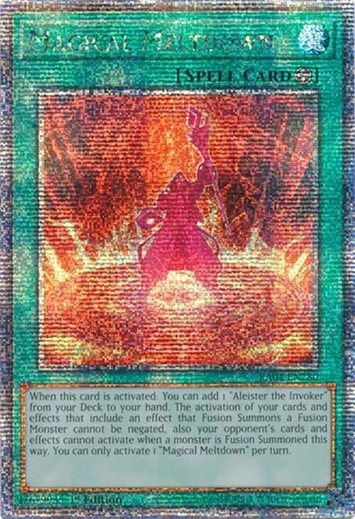 Magical Meltdown [RA04-EN280] Quarter Century Secret Rare | Pegasus Games WI