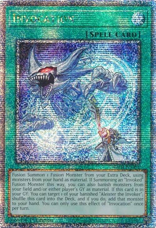 Invocation [RA04-EN281] Quarter Century Secret Rare | Pegasus Games WI