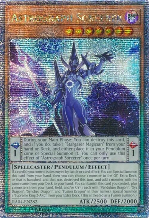 Astrograph Sorcerer [RA04-EN282] Quarter Century Secret Rare | Pegasus Games WI