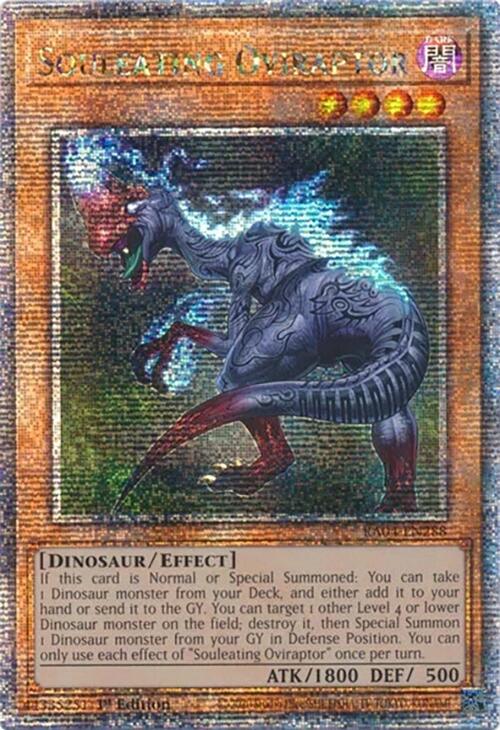 Souleating Oviraptor [RA04-EN288] Quarter Century Secret Rare | Pegasus Games WI