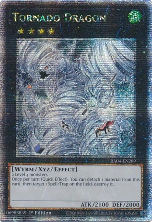 Tornado Dragon [RA04-EN289] Quarter Century Secret Rare | Pegasus Games WI