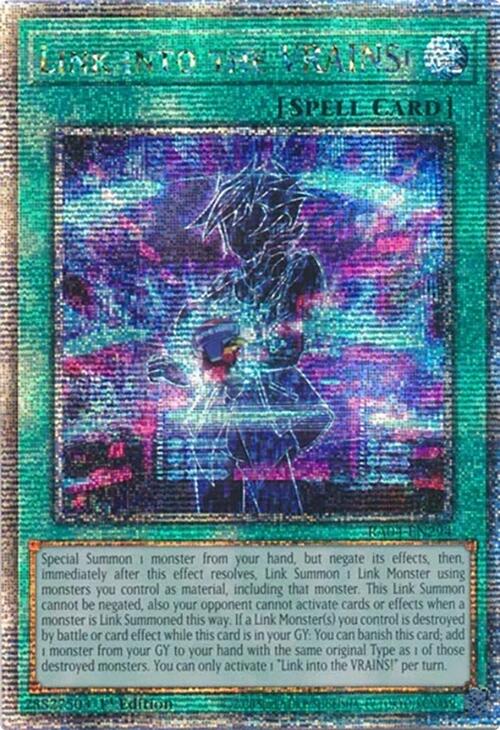 Link into the VRAINS! [RA04-EN294] Quarter Century Secret Rare | Pegasus Games WI