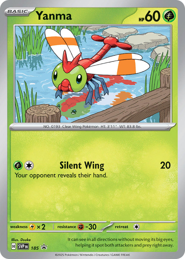 Yanma (185) [Scarlet & Violet: Black Star Promos] | Pegasus Games WI