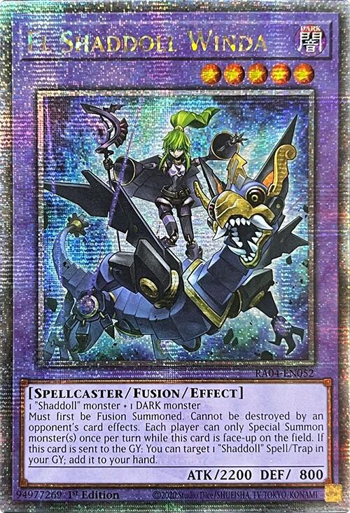 El Shaddoll Winda [RA04-EN052] Quarter Century Secret Rare | Pegasus Games WI
