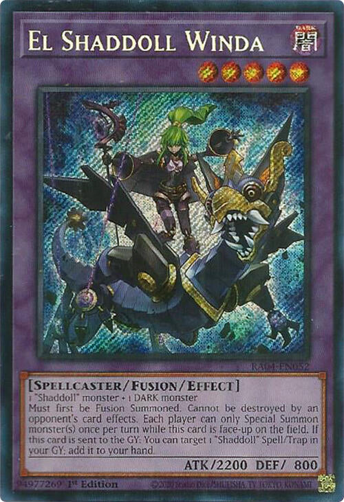 El Shaddoll Winda [RA04-EN052] Secret Rare | Pegasus Games WI