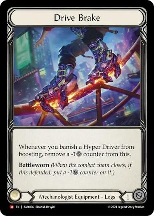 Drive Brake [AMX006] (Armory Deck: Maxx Nitro)  Rainbow Foil | Pegasus Games WI