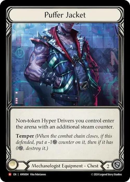 Puffer Jacket [AMX004] (Armory Deck: Maxx Nitro)  Rainbow Foil | Pegasus Games WI