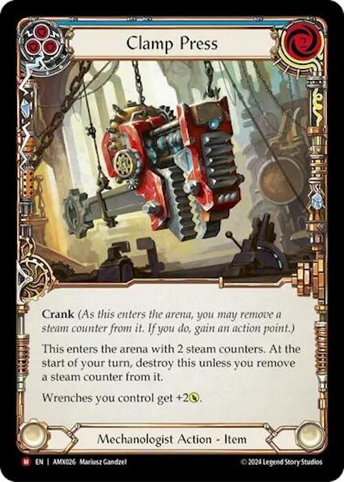 Clamp Press [AMX026] (Armory Deck: Maxx Nitro) | Pegasus Games WI