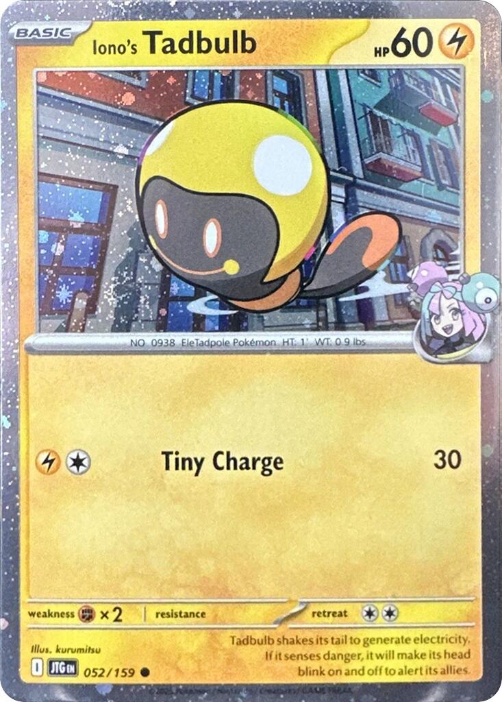 Iono's Tadbulb (052/159) (Cosmos Holo) [Scarlet & Violet: Journey Together] | Pegasus Games WI