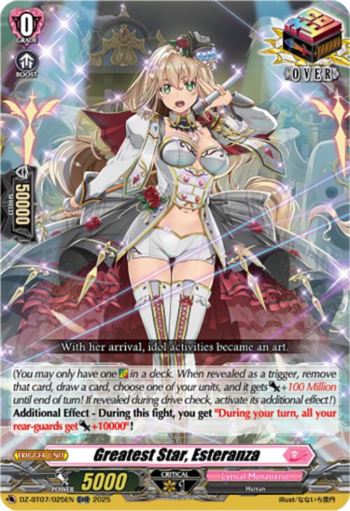 Greatest Star, Esteranza (DZ-BT07/025EN) [DZ-BT07: Moon Fangs & Cerulean Blaze] | Pegasus Games WI