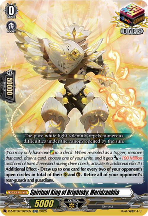 Spiritual King of Brightsky, Meridzanblia (DZ-BT07/026EN) [Moon Fangs & Cerulean Blaze] | Pegasus Games WI